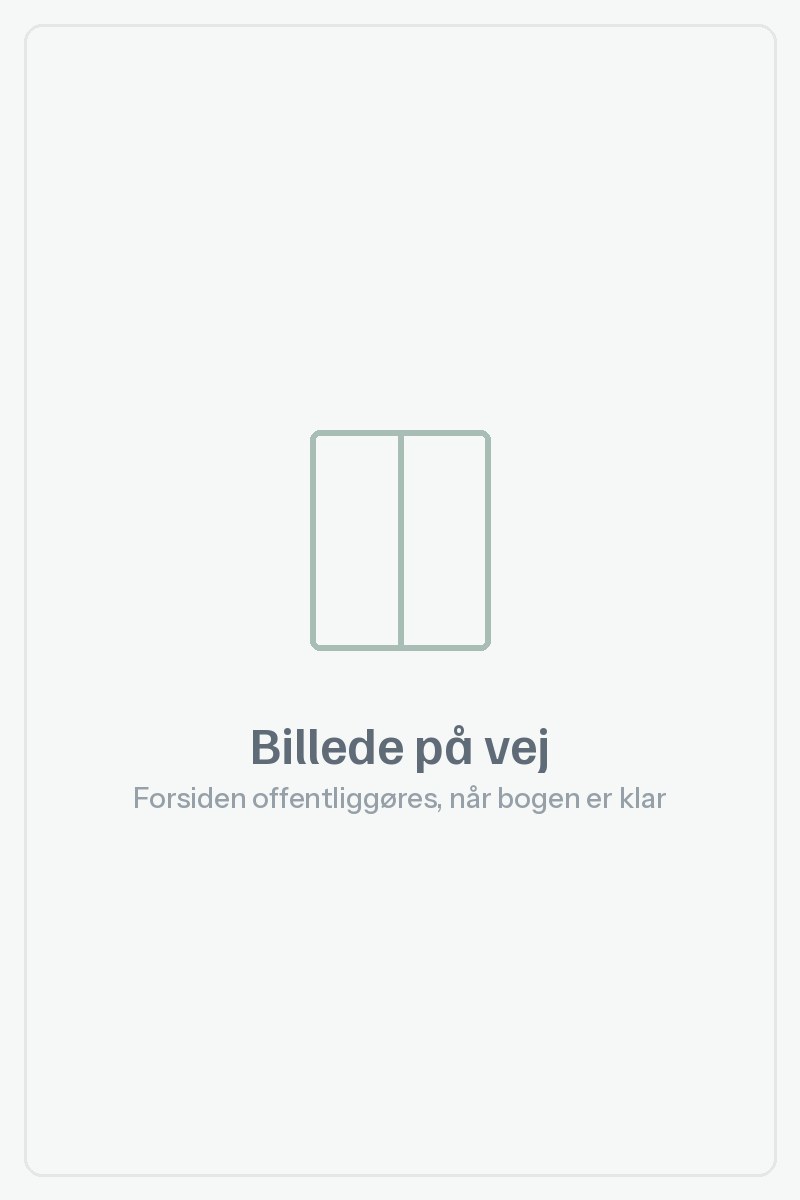 Forsiden til bogen er endnu ikke offentliggjort